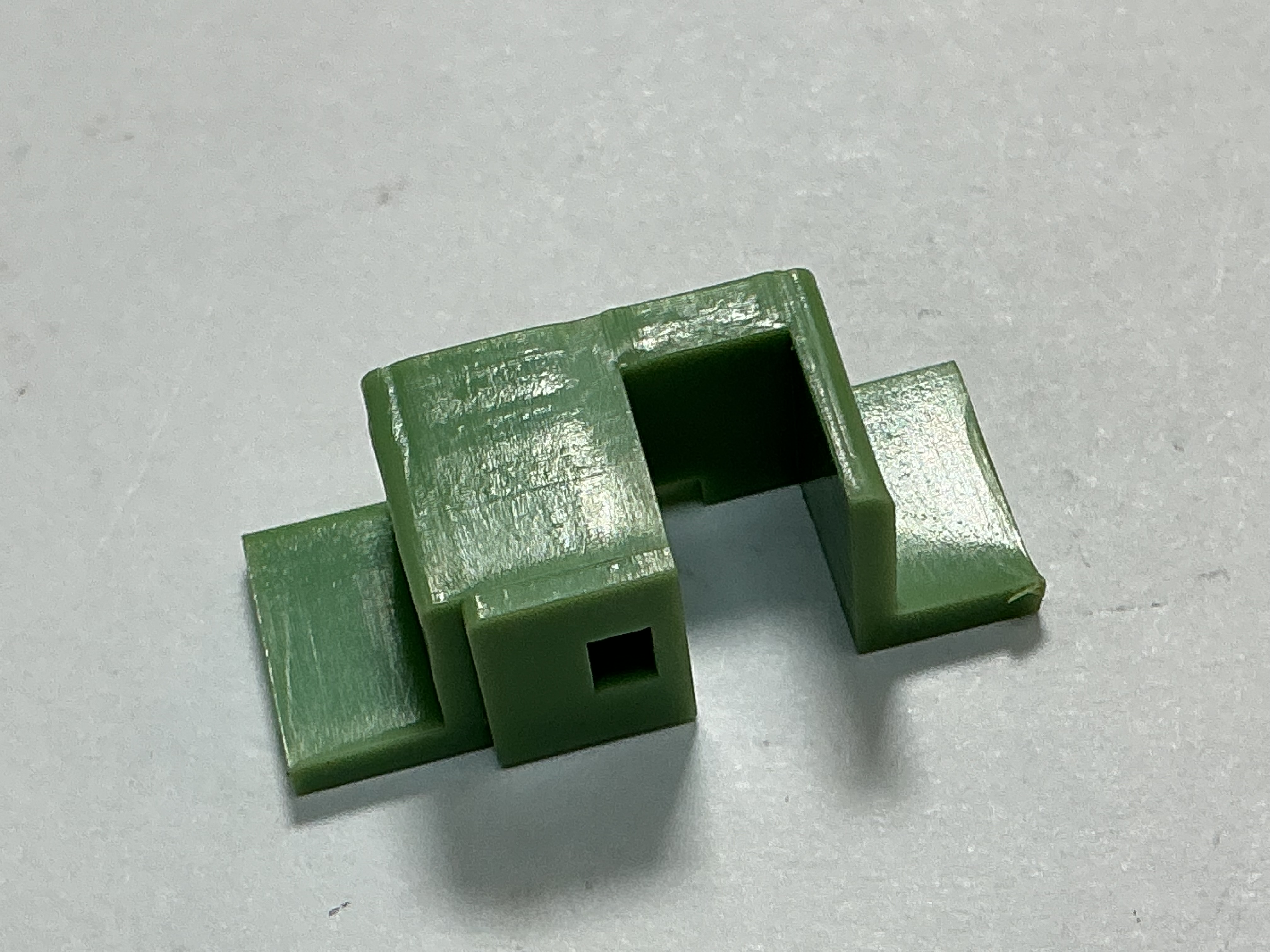 SEAT / FOR ENGINEER FIGURE / LIGHT GREEN / MOUNTS TO INSIDE OF CAB WALL