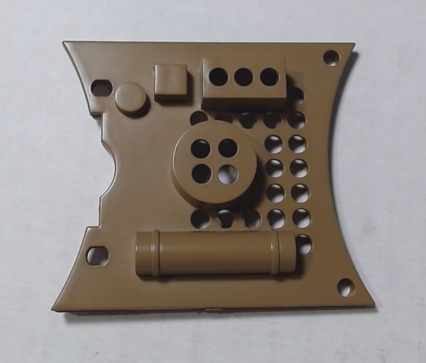 UNDERFRAME DETAIL / W/SPEAKER HOLES / TAN / RAILKING BRILL TROLLEY