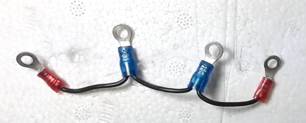 WIRE HARNESS / JUMPER WIRE / 4 RING TERMINALS / Z-4000 TRANSFORMER