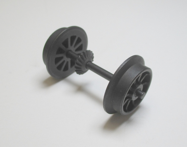 WHEEL & AXLE ASSEMBLY / SPOKED / W/O TRACTION TIRES / W/CENTER RING GEAR / PREMIER CLIMAX