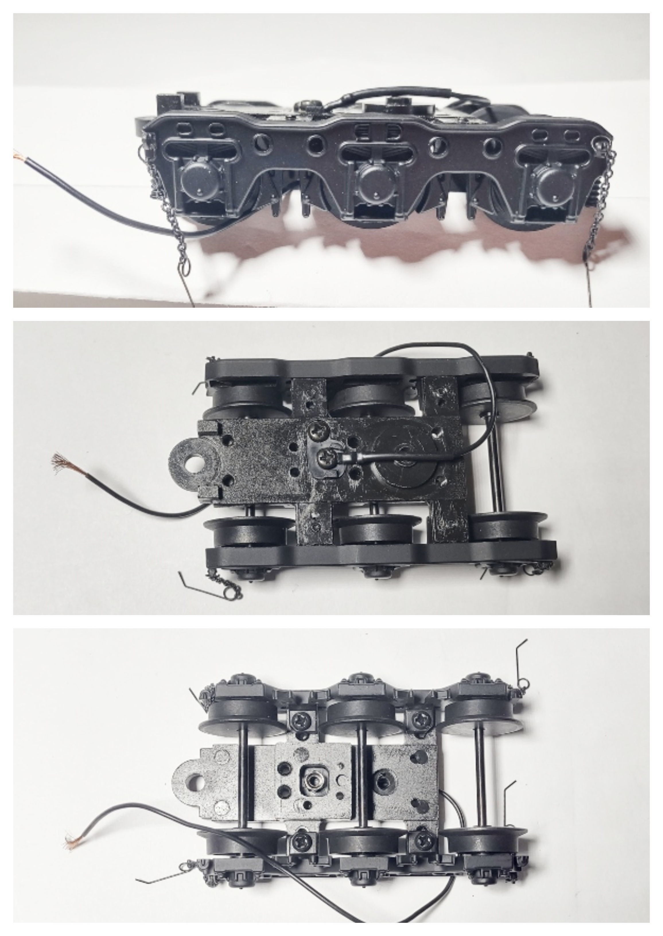 TENDER TRUCK / 6-WHEEL / REAR / BLACK / PREMIER MOHAWK 4-8-2