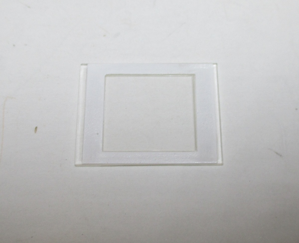 CAB WINDOW / WHITE FRAME / W/CLEAR GLASS / PREMIER 3-TRUCK & 4-TRUCK SHAY