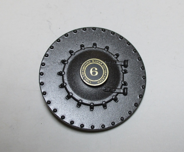 BOILER FRONT / GUNMETAL GRAY / WM #6 / PREMIER 4-TRUCK SHAY