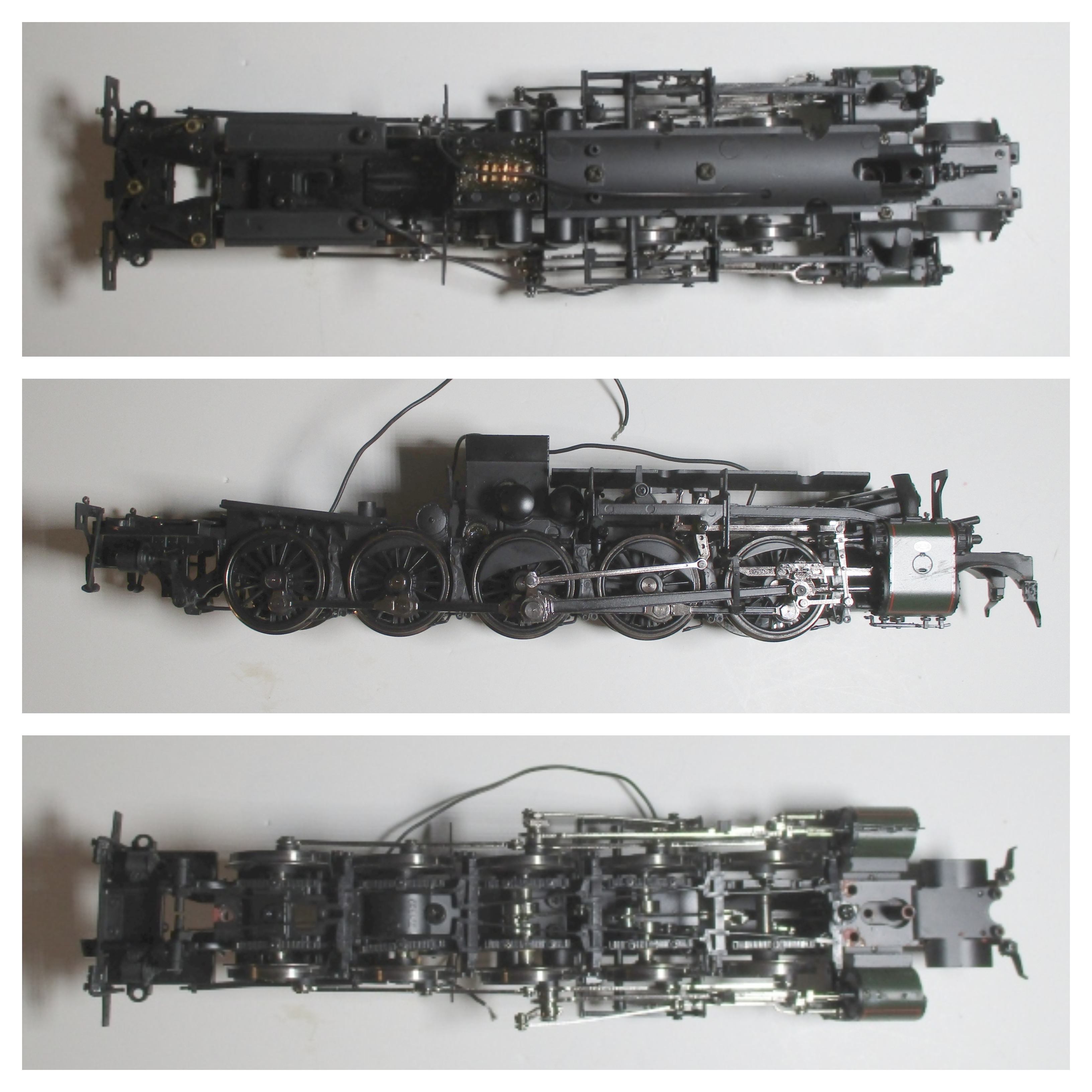 DRIVE BLOCK / 5-AXLE / MISSING PILOT TRUCK & MOTOR & WORM GEAR / 2-RAIL / SNCF 150X