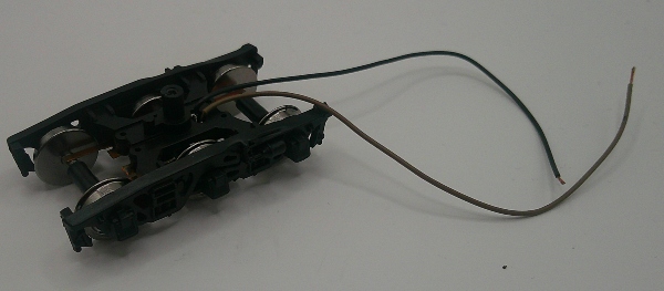 TENDER TRUCK / 6-WHEEL / REAR / BLACK / HO SCALE GS-4 4-8-4