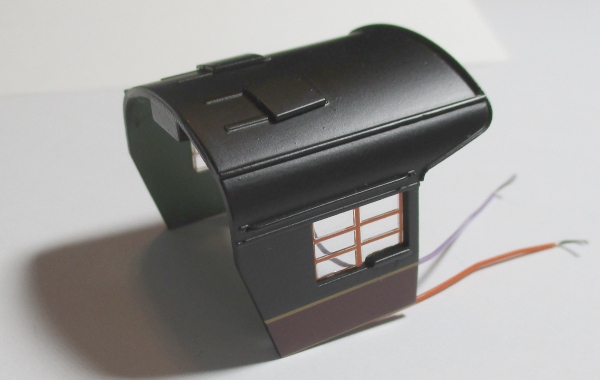 CAB / COMPLETE / W/O REAR WALL / W/INTERIOR LIGHT / HO SCALE N&W J CLASS 4-8-4