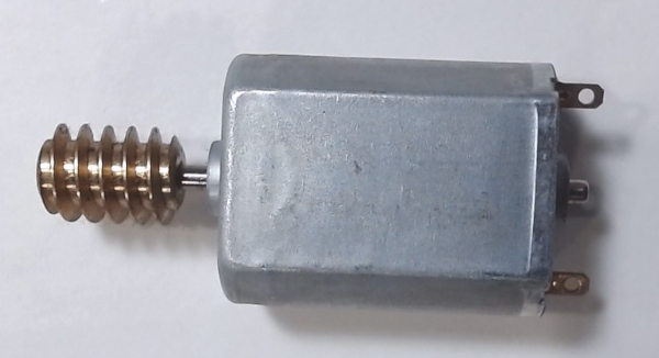 DC MOTOR / MABUCHI FK-130SH / W/ WORM GEAR / RAILKING OPERATING ACCESSORIES / CAN USE BE0000116 REUSE WORM GEAR