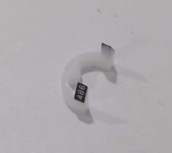 LENS / NUMBERBOARD / FROSTED / #486 / BOILER FRONT / PREMIER GS-4 4-8-4 