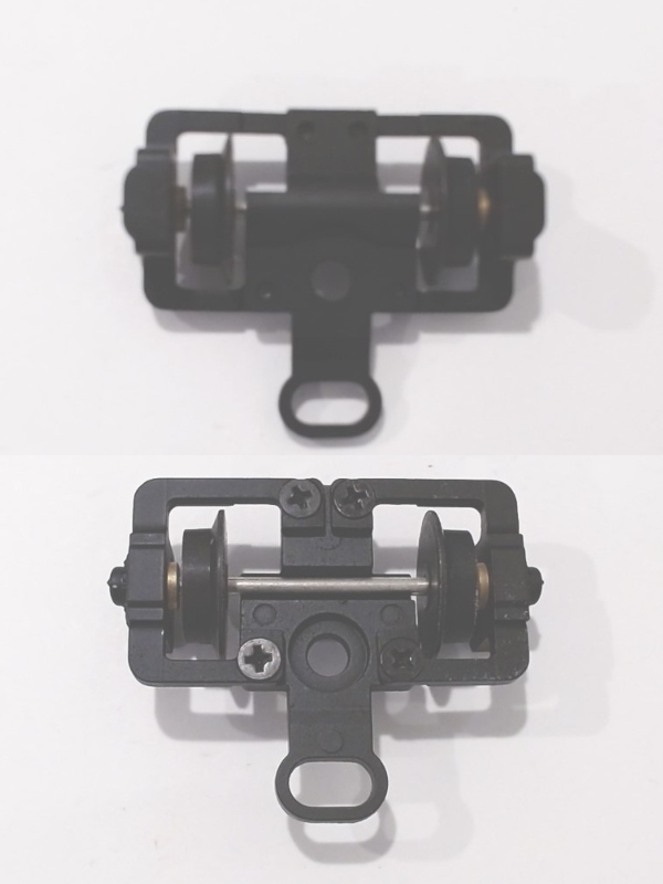 2-WHEEL PILOT TRUCK / BLACK / W/O PIVOT PLATE / PREMIER Y-6b 2-8-8-2 