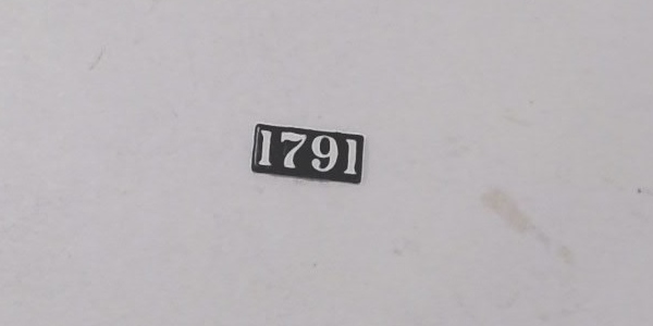 NUMBER BOARD / HEADLIGHT HOUSING / LH / RH / AT&SF #1791 / PREMIER Y-3 2-8-8-2 