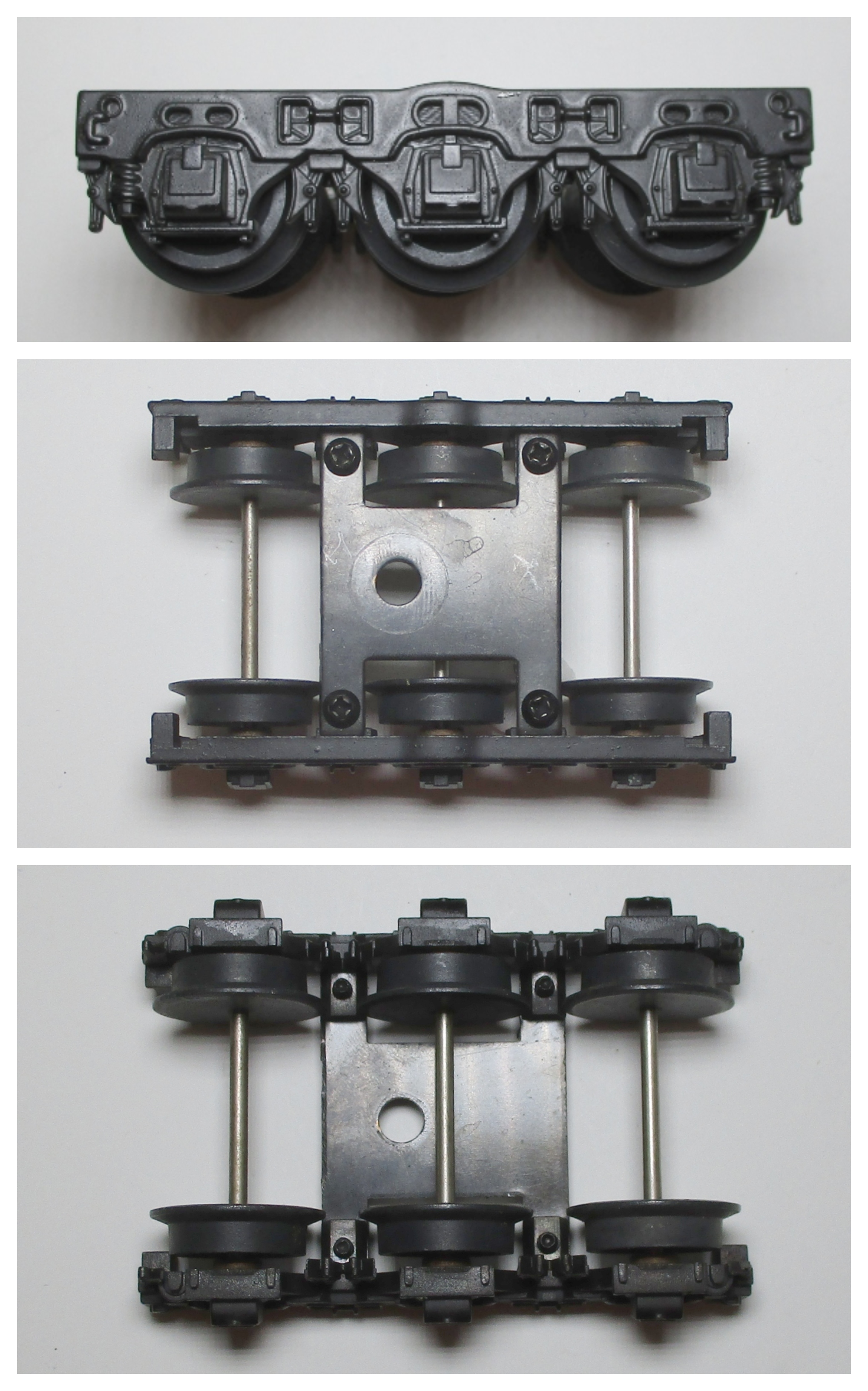 TENDER TRUCK / 6-WHEEL / FRONT / BLACK / PS-1 / PREMIER CAB FORWARD