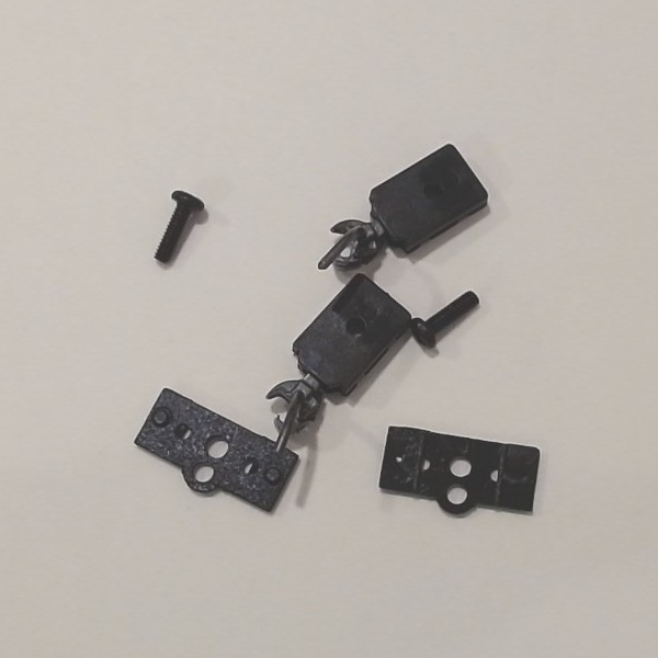 COUPLER / HO SCALE / MCHENRY / PAIR / W/SHIM, SCREWS  & MOUNTING BRACKET / HO SCALE SD70ACe