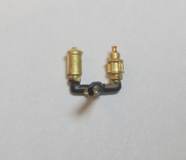 POP OFF VALVES / BRASS & BLACK / PREMIER 0-6-0 SWITCHER