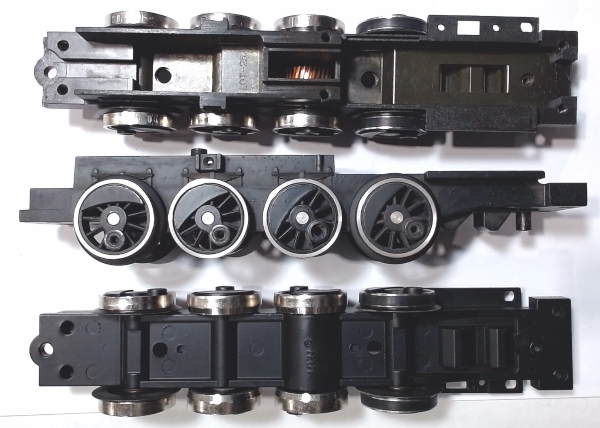 DRIVE BLOCK / 4-AXLE / 3-RAIL / PS 2 / RAILKING 0-8-0