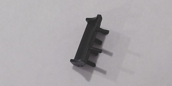 DEFLECTOR / BETWEEN WHISTLE & POP-OFF VALVES / HO SCALE K-4s 4-6-2