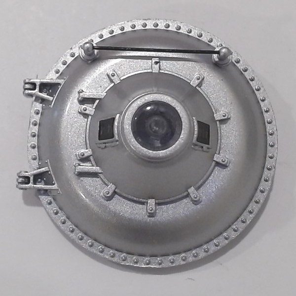 BOILER FRONT / W/LENSES & HANDRAIL / W/MARS LIGHT / SILVER / #484 / PREMIER GS-4 4-8-4