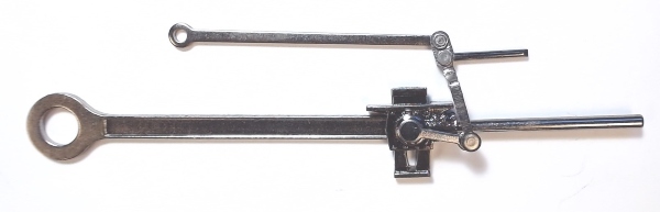 MAIN ROD & CROSSHEAD ASSEMBLY / RH / BLACKENED / PREMIER SANTA FE HUDSON 4-6-4