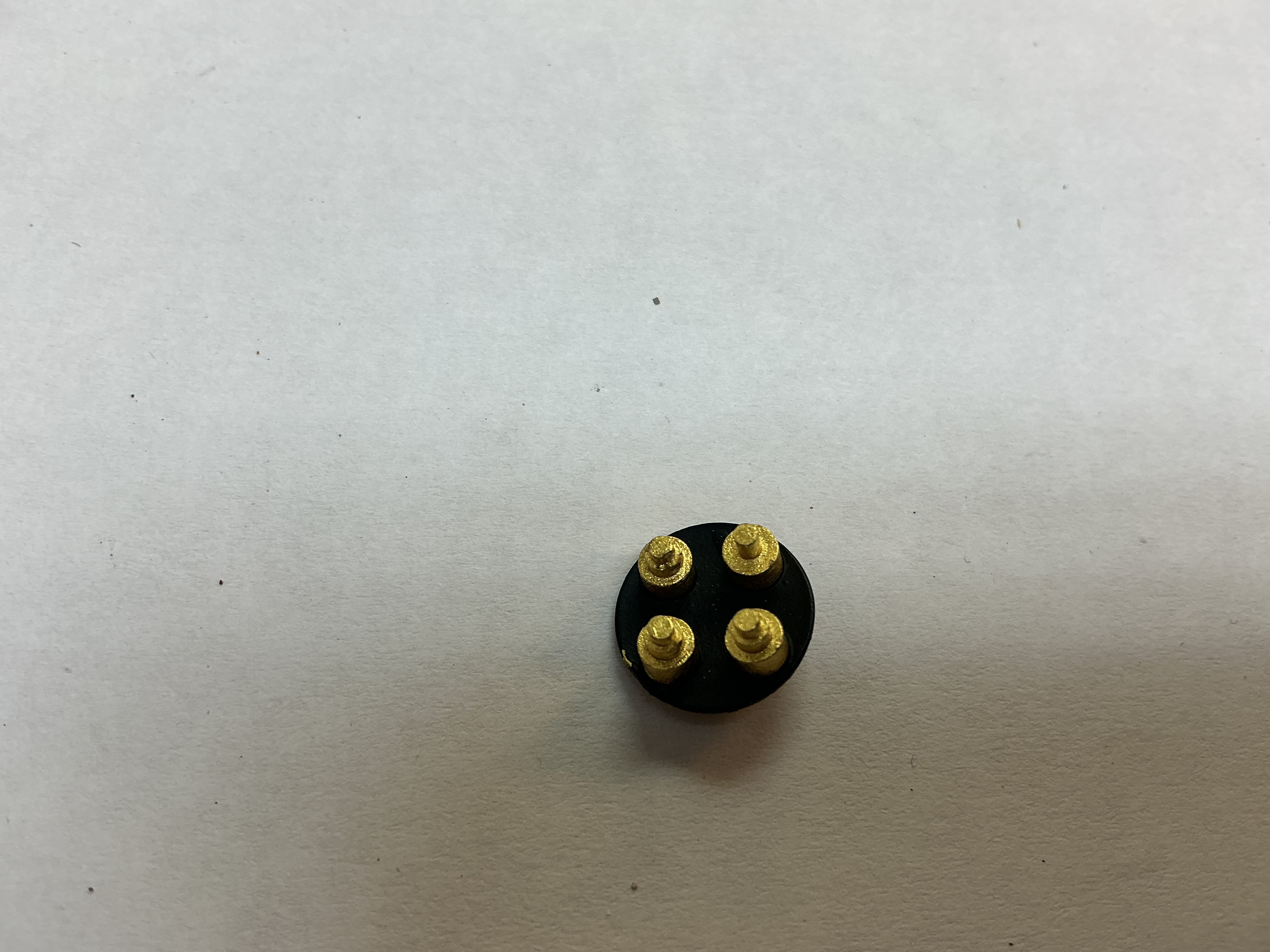 POP OFF VALVE / TURRET W/4 VALVES / BRASS & BLACK / PREMIER ATSF NRTHERN 4-8-4
