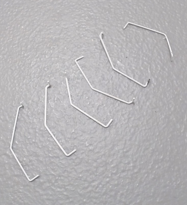 HANDRAIL / WHITE / 6-PC SET / HO SCALE SD70ACE