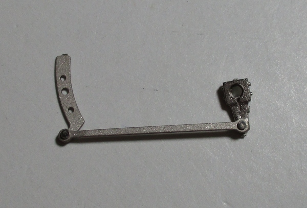 ECCENTRIC ROD ASSEMBLY / LH /SATIN NICKEL / HO SCALE CAB FORWARD 4-8-8-2