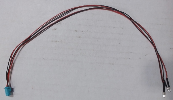 LED / SUNNY WHITE / 3mm O.D. / DOUBLE (2) / 260mm L LEADS / HEADLIGHTS / PS 3 UPGRADE KIT 