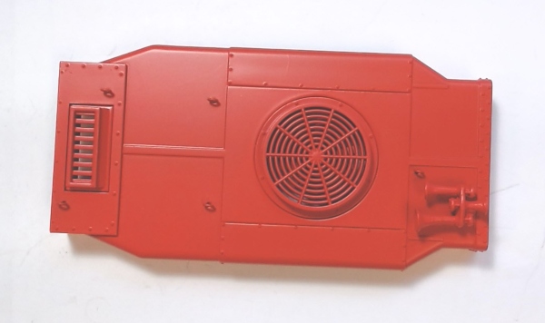 DYNAMIC BRAKE VENT / W/3-CHIME HORN & SMOKE STACK / RED / PREMIER GP-40 / 20-21018-1