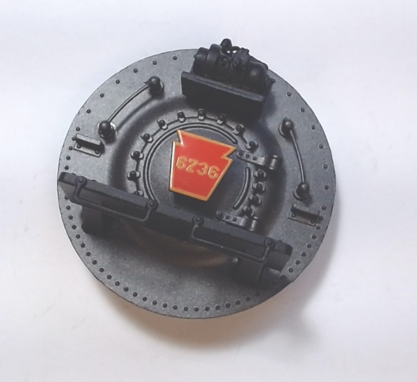 BOILER FRONT / COMPLETE / GRAPHITE / PRR #6736 / PREMIER M-1b MOUNTAIN 4-8-2