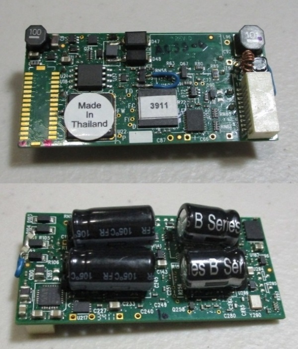 PROTOSOUND 3 / HO SCALE STEAM / AC / TENDER BOARD / ALT CAP LAYOUT / REV D / MODIFIED FOR EMI