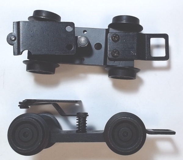 4-WHEEL PILOT TRUCK / W/BRACKET / BLACK / PREMIER SANTA FE HUDSON 4-6-4