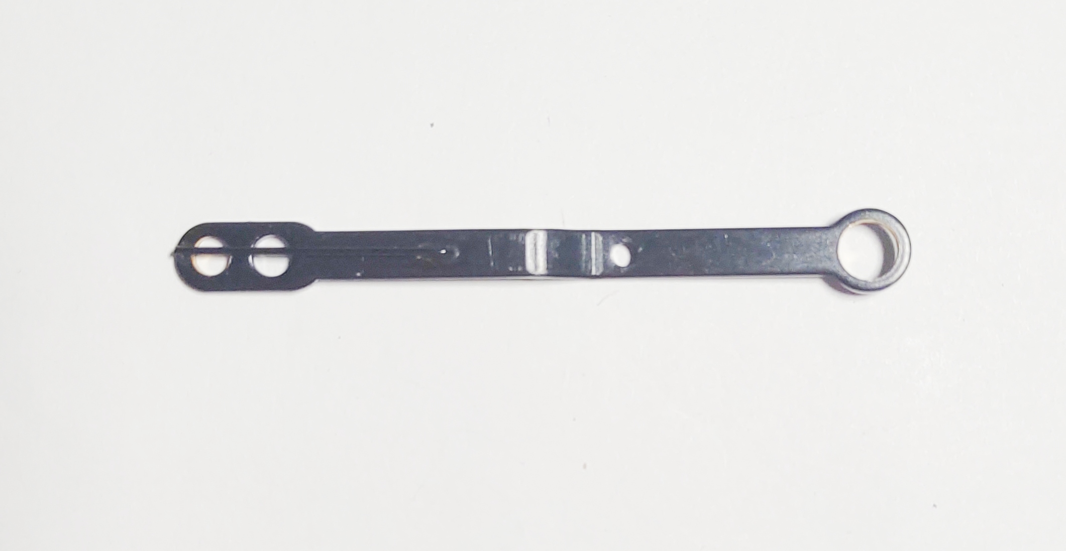 DRAWBAR / W/GROUND WIRE / BLACK / 3-RAIL & 2-RAIL / 67.7mm LONG / STEPPED / PREMIER 0-8-0