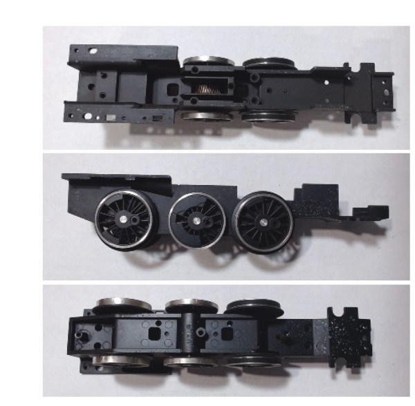 DRIVE BLOCK / 3-AXLE / PS 2 / USE BE-1200014 MOTOR / W/MS016-M9 WORM / USE BI-0000030 MOTOR MOUNT / RAILKING CAMELBACK 4-6-0