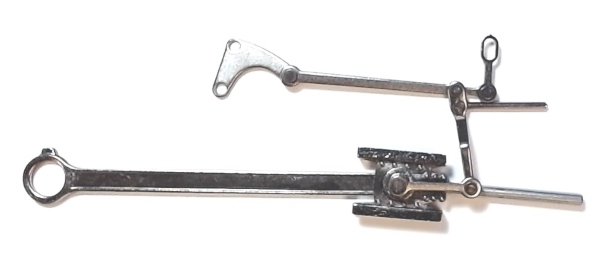 MAIN ROD & CROSSHEAD ASSEMBLY / RH / PLAIN BEARINGS / SATIN NICKEL / PREMIER DREYFUS HUDSON 4-6-4