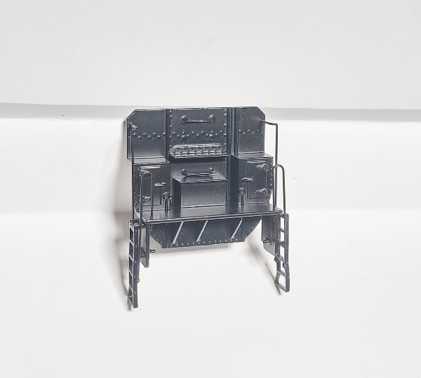 TENDER FRONT / DIE-CAST / W/LADDERS / BLACK / HO SCALE CAB FORWARD 4-8-8-2