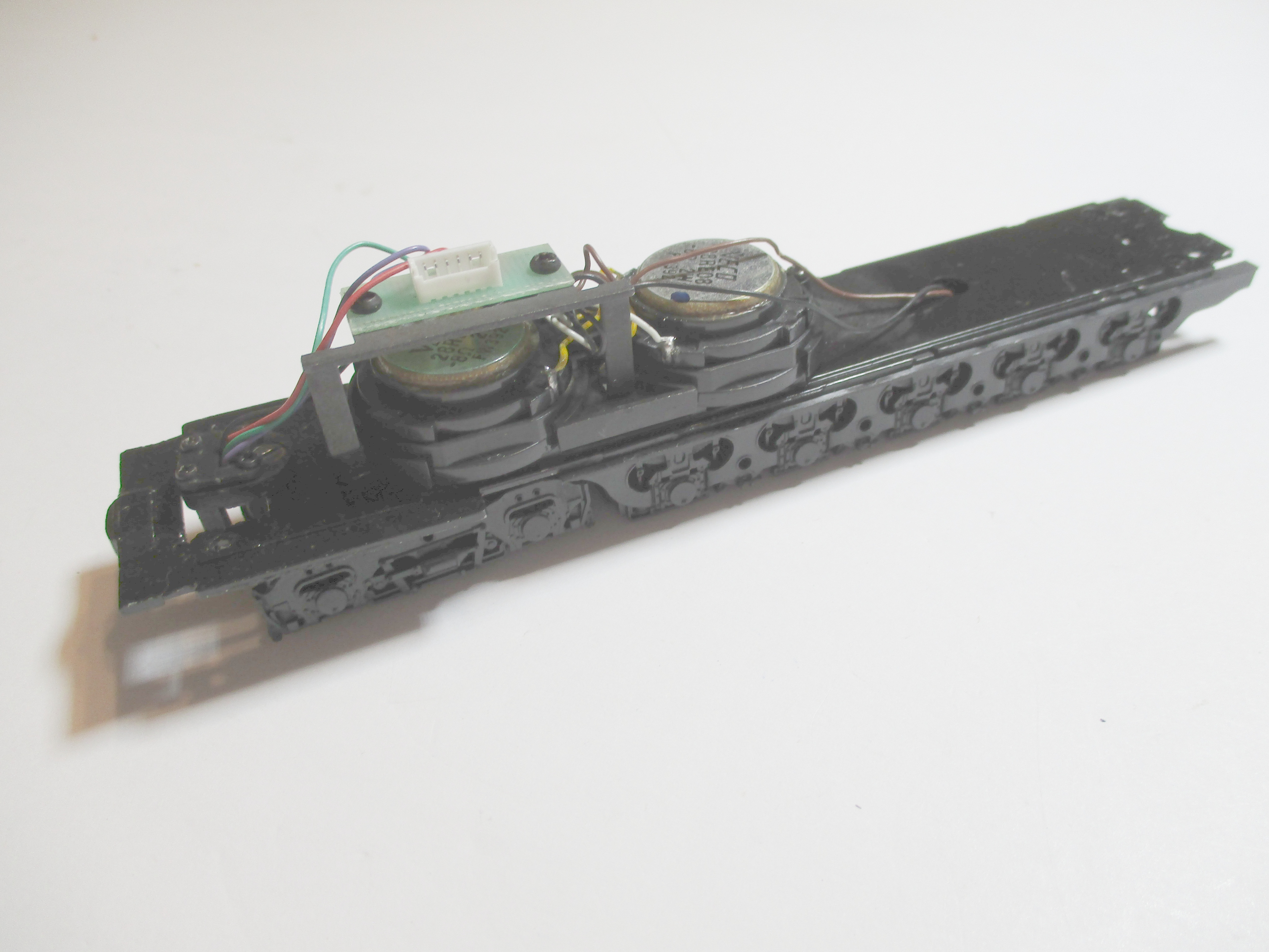 TENDER FRAME / W/0 WHEELS / WIRELESS DRAWBAR VERSION / PCB & BRACKET / HO SCALE BIG BOY 4-8-8-4 