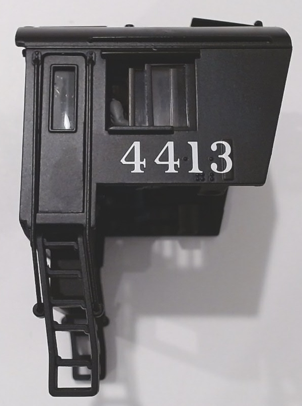 CAB / COMPLETE / W/LADDERS & HANDRAILS / SP #4413 / BLACK / PREMIER GS-6 4-8-4