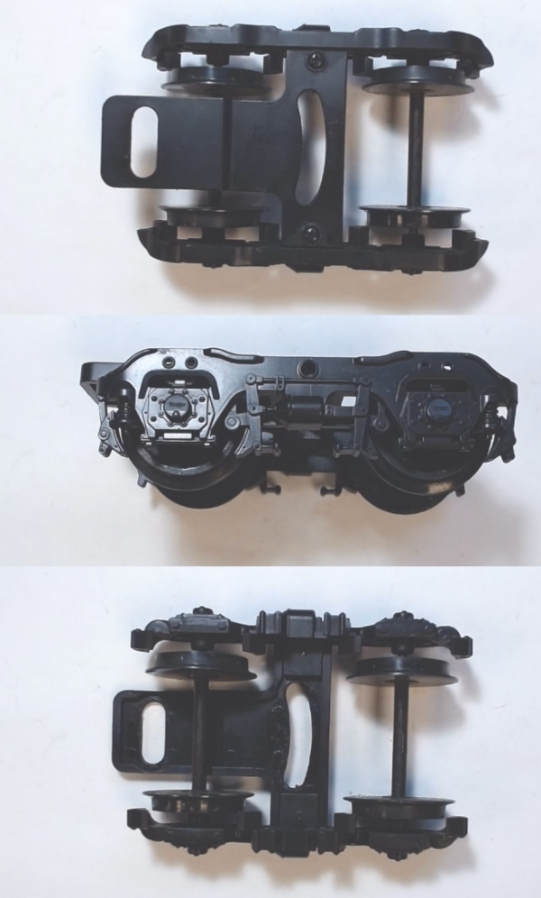 TENDER TRUCK / 4-WHEEL / FRONT / BLACK  / RAILKING ONE GAUGE BIG BOY & CHALLENGER