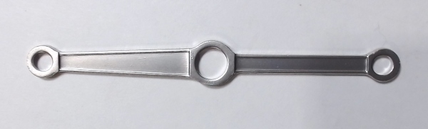 SIDE ROD / 3-AXLE / SATIN NICKEL / LH / RAILKING PACIFIC 4-6-2 & HUDSON 4-6-4 