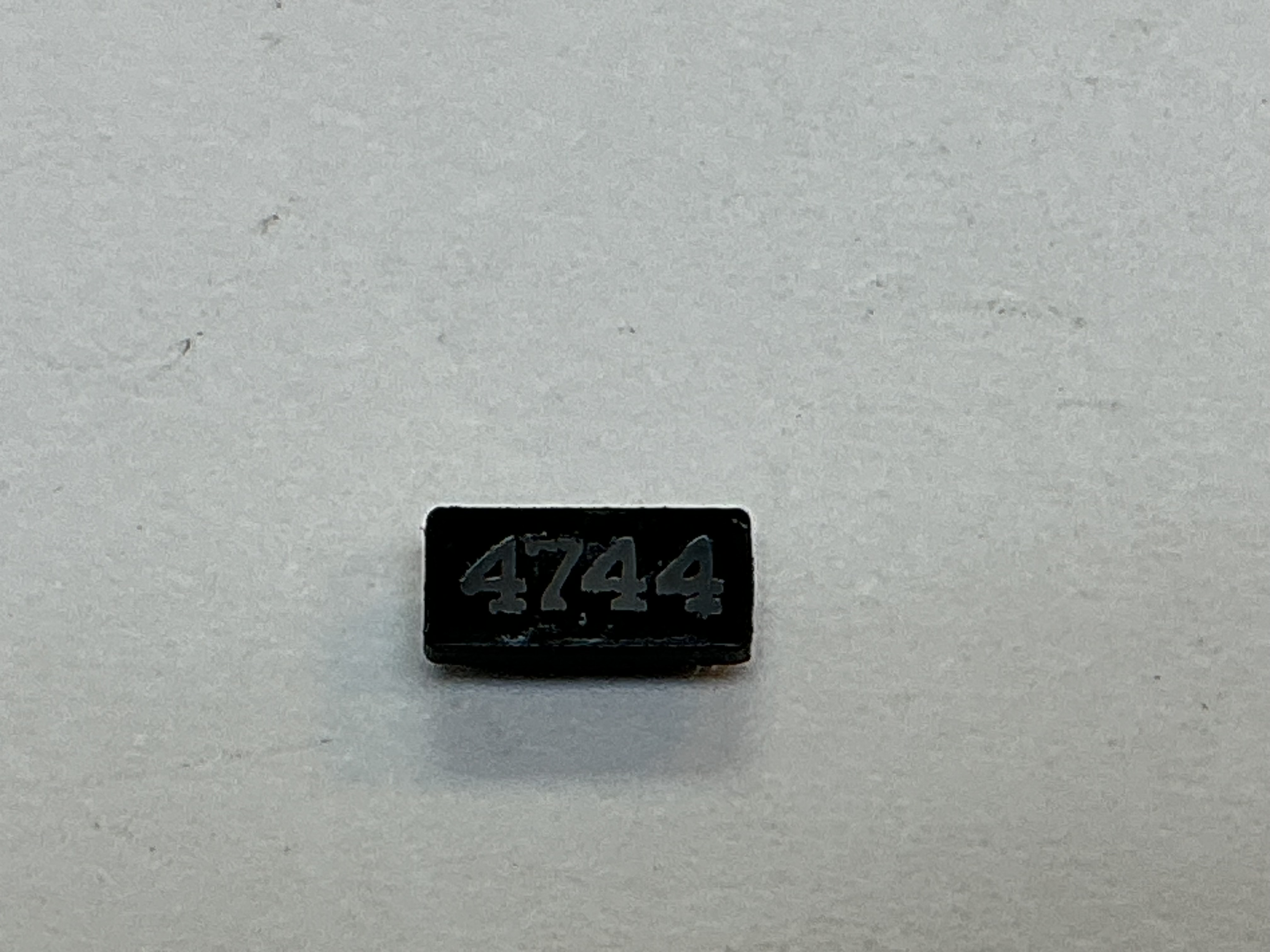 NUMBER BOARD / FOR HEADLIGHT HOUSING / LH OR RH / #4744 / PREMIER P-5a