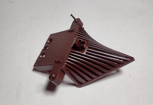 PILOT / COWCATCHER / BROWN / BROWN STANCHIONS / NO POLE / PREMIER AMERICAN 4-4-0