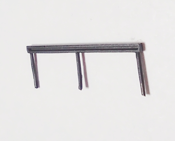 VENTILLATOR RAIL / FOR CAB VENT / BLACK / PREMIER MOHAWK 4-8-2