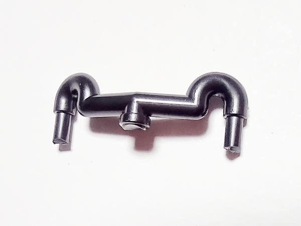 STEAM EXHAUST PIPE / REAR ENGINE / FIXED / BLACK / HO SCALE CAB FORWARD 4-8-8-2