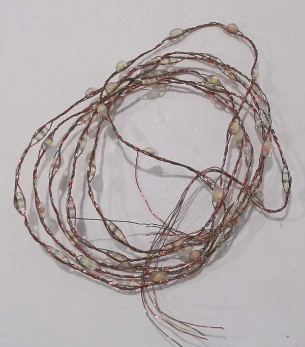 LED STRING / 59 LEDS / 4 COLOR / RAILKING 60ft STREAMLINED PASSENGER CARS / ALT# CE-7100014