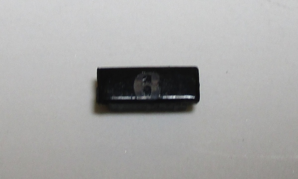 NUMBER BOARD / FOR HEADLIGHT HOUSING / #6 / PREMIER 3-TRUCK & 4-TRUCK SHAY