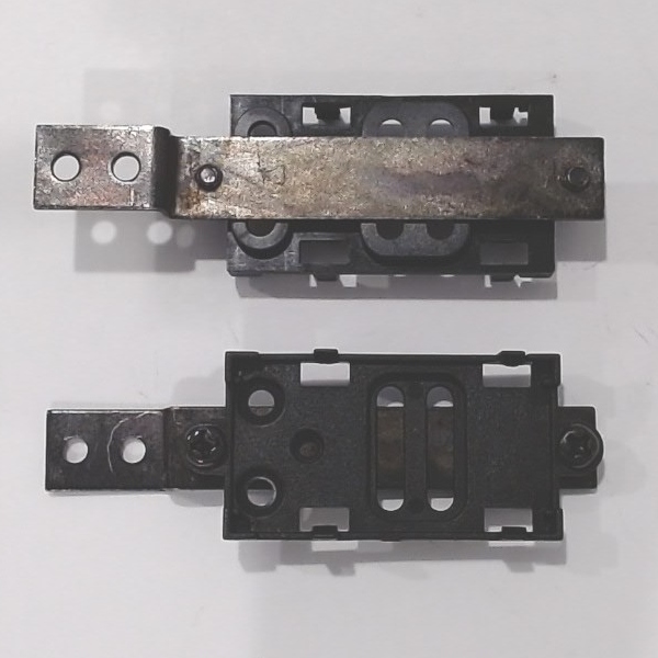 BRACKET / STAMPED METAL & PLASTIC / PS3 EMI FET BOILER BOARD / TWO MOUNTING HOLES / STEAM LOCOMOTIVES 