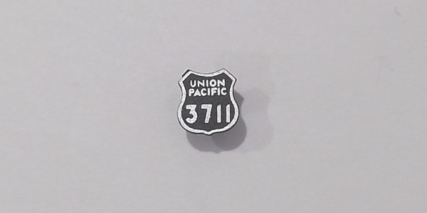 NAME PLATE / SMOKE BOX DOOR / UP SHIELD #3711 / PREMIER CHALLENGER 4-6-6-4