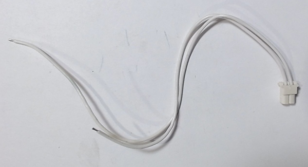 WIRE HARNESS / 2-POSITION / WHITE (MOTOR) / W/MOLEX CONNECTOR / 3in L LEADS / PROTOSOUND 1 BOTTOM BOARD