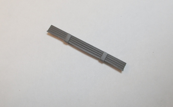 CAB CURTAIN / GRAY / TOP / HORIZONTAL / REAR CAB WALL / PREMIER STEAM LOCOMOTIVES