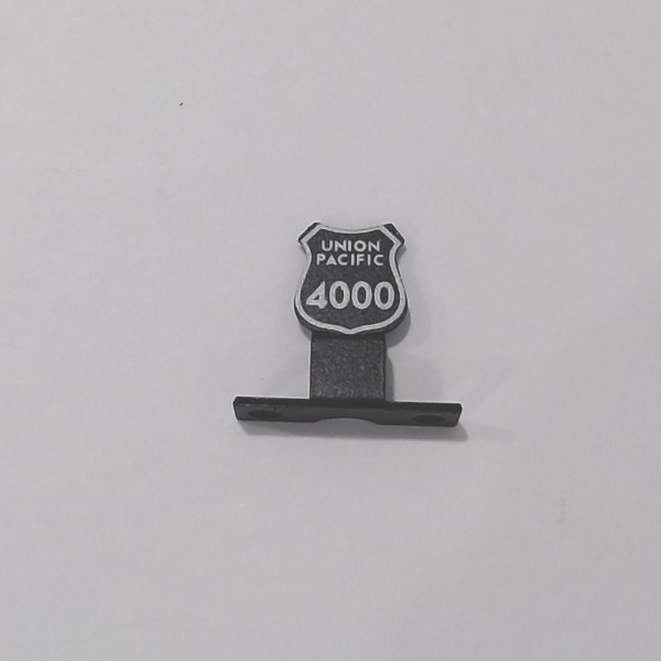 NAME PLATE / PILOT MOUNT / UP #4000 / PS 2 & 3 / PREMIER BIG BOY 4-8-8-4