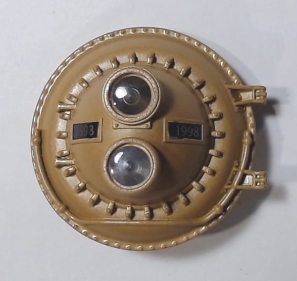 BOILER FRONT / W/HEADLIGHT LENSES / #X1998 / MATTE GOLD / NABISCO / RALKING GS-4 4-8-4