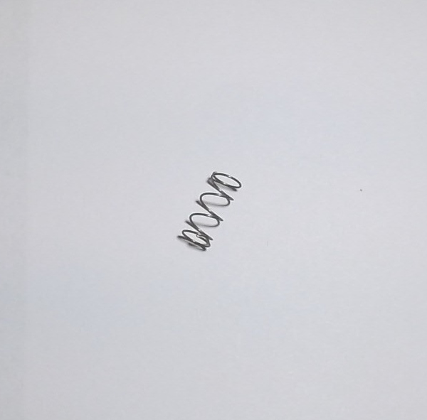 SPRING / COIL / 5.3mm D x 12mm L x 0.4mm THICK / WIRELESS DRAWBAR TENSION